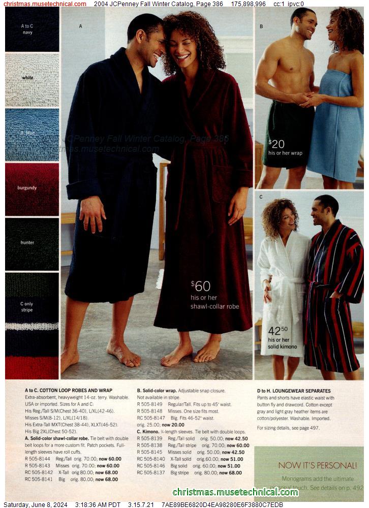 2004 JCPenney Fall Winter Catalog, Page 386
