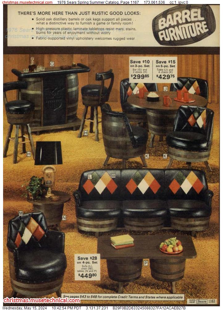 1976 Sears Spring Summer Catalog, Page 1167