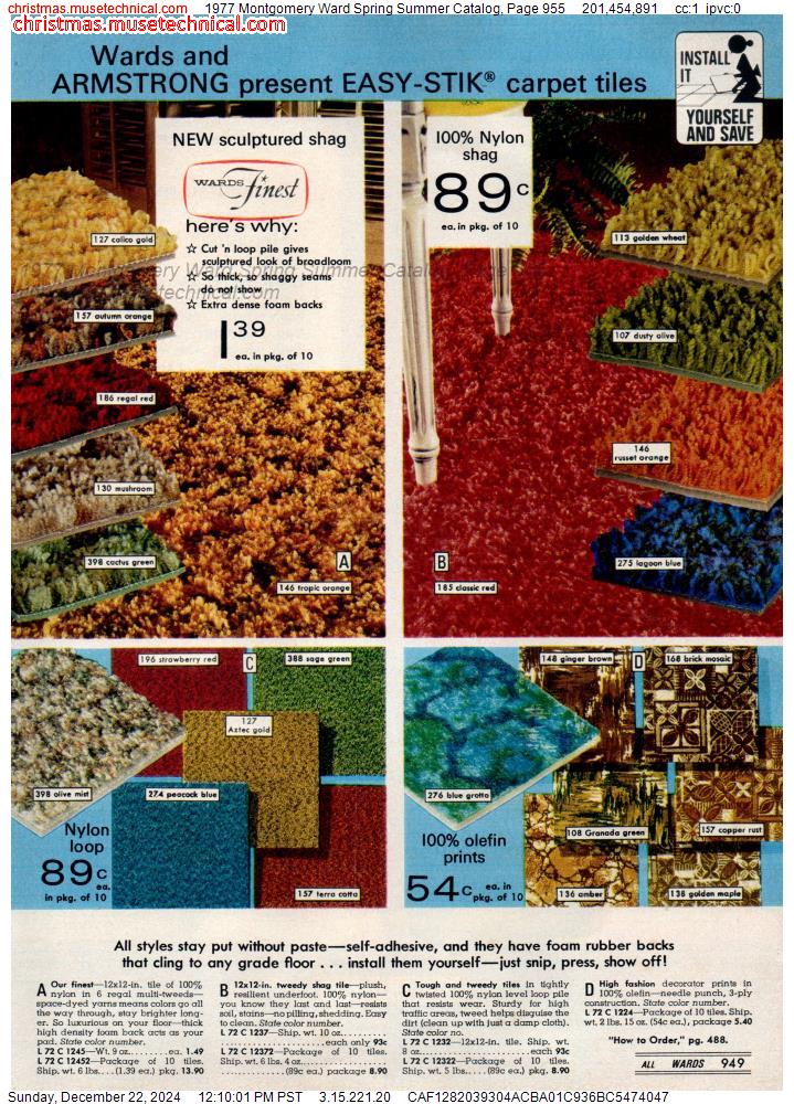 1977 Montgomery Ward Spring Summer Catalog, Page 955