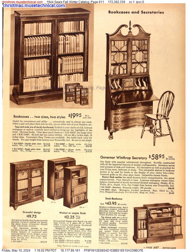 1944 Sears Fall Winter Catalog, Page 811