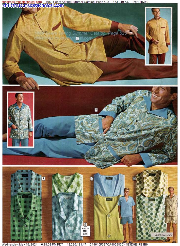 1969 Sears Spring Summer Catalog, Page 525