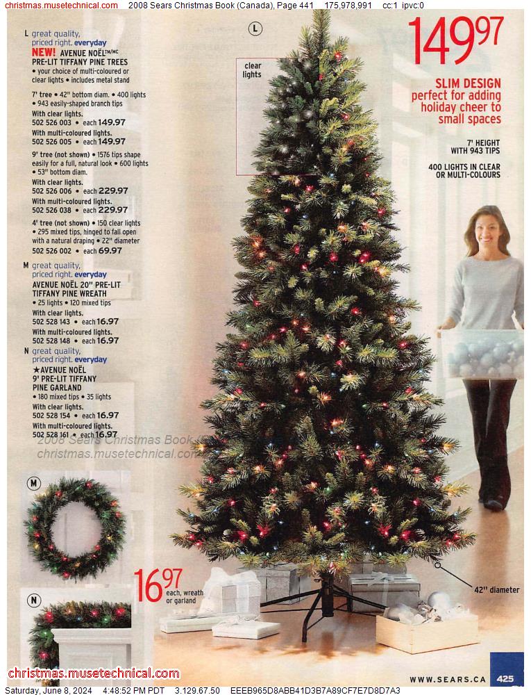 2008 Sears Christmas Book (Canada), Page 441