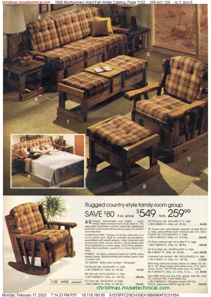 1980 Montgomery Ward Fall Winter Catalog, Page 1132