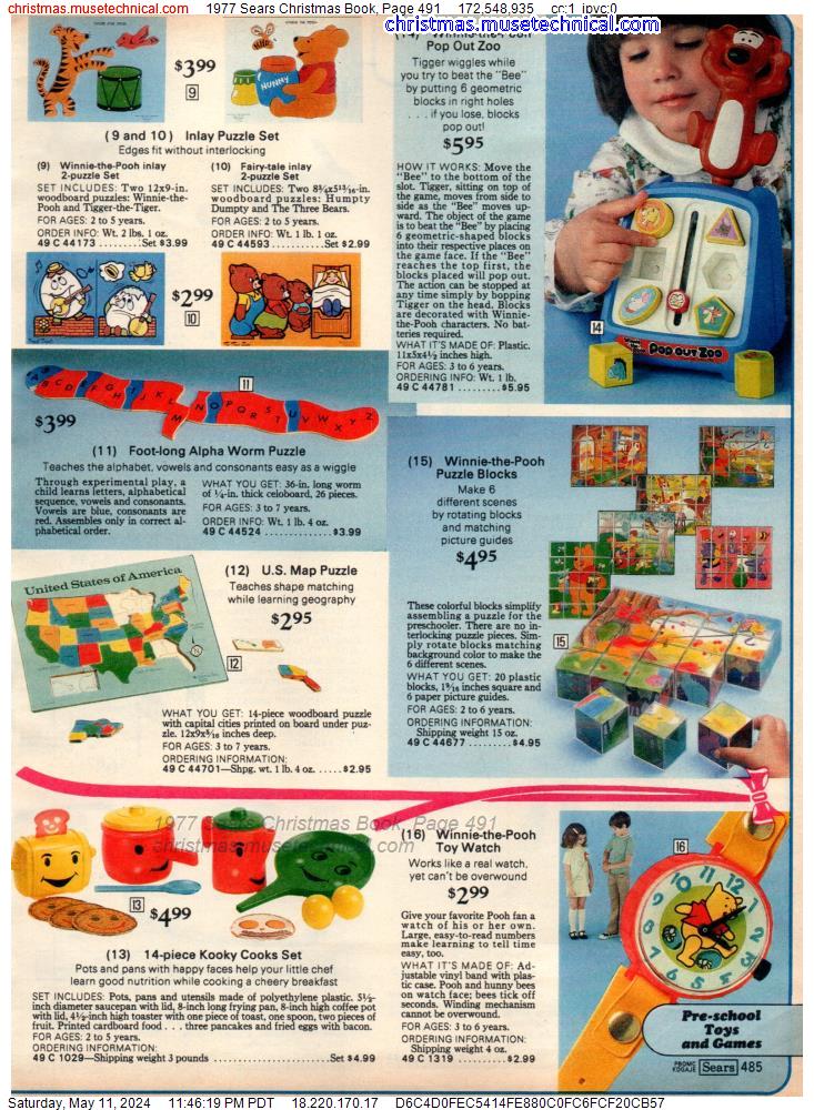 1977 Sears Christmas Book, Page 491