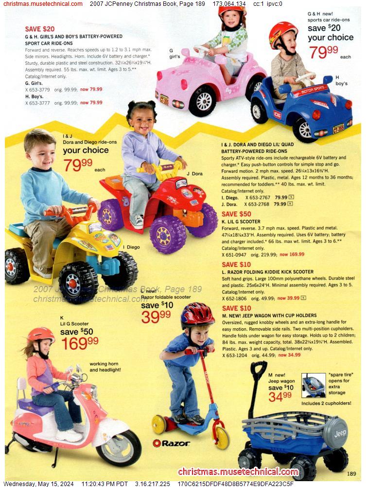 2007 JCPenney Christmas Book, Page 189