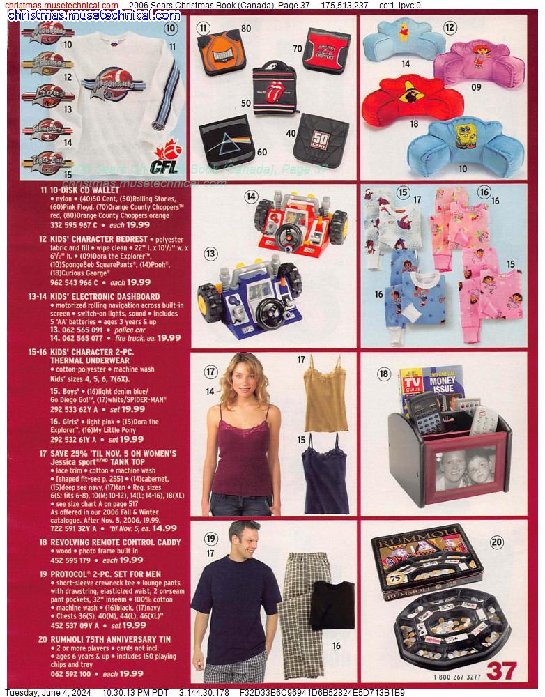 2006 Sears Christmas Book (Canada), Page 37