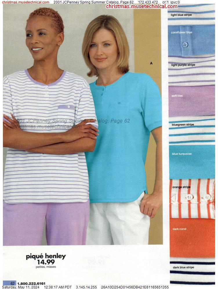 2001 JCPenney Spring Summer Catalog, Page 62
