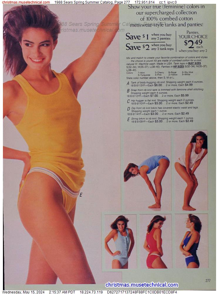 1988 Sears Spring Summer Catalog, Page 277