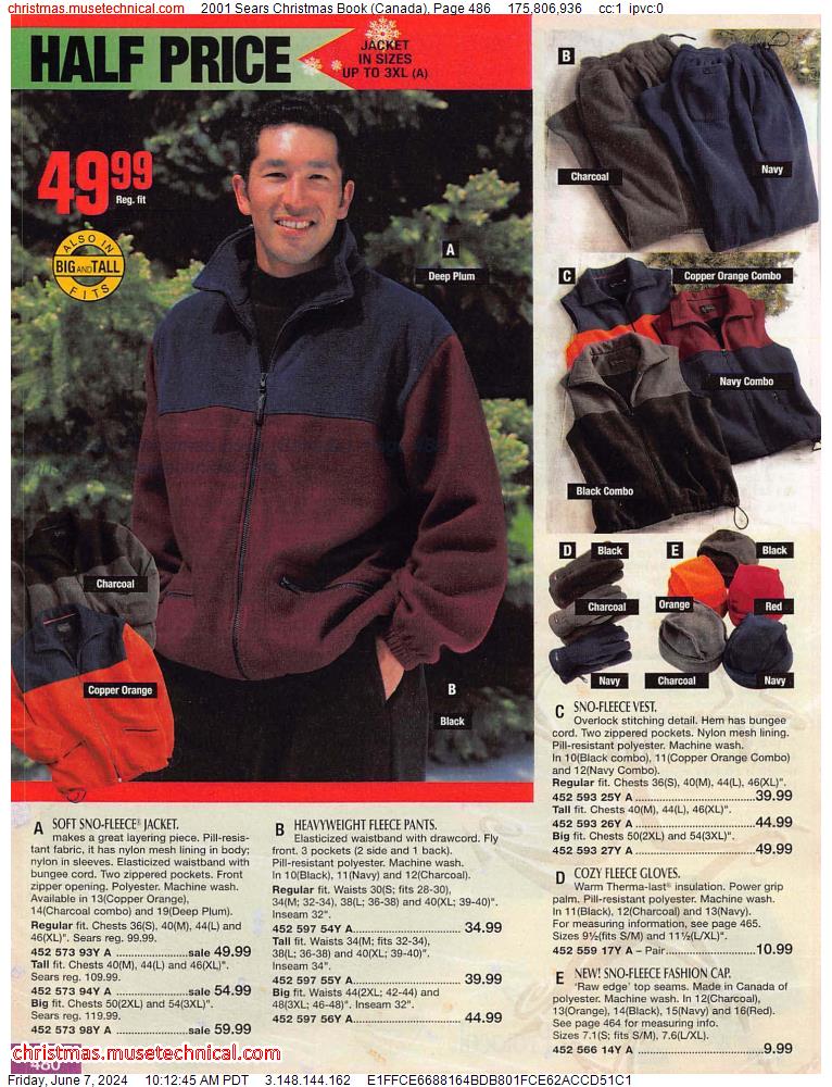 2001 Sears Christmas Book (Canada), Page 486
