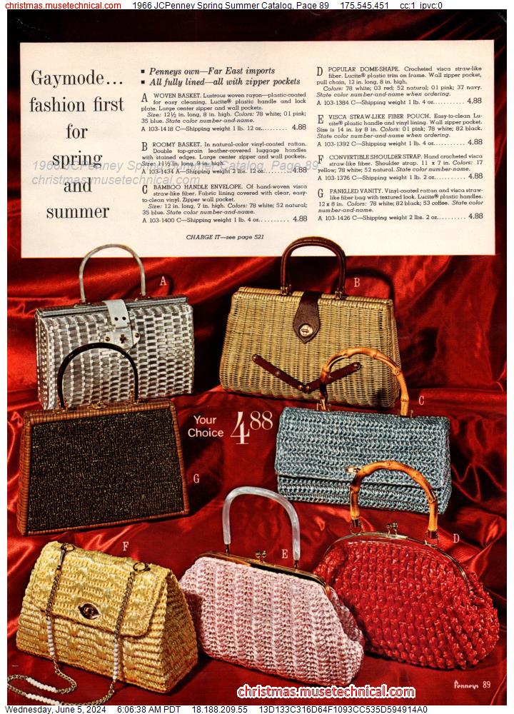 1966 JCPenney Spring Summer Catalog, Page 89