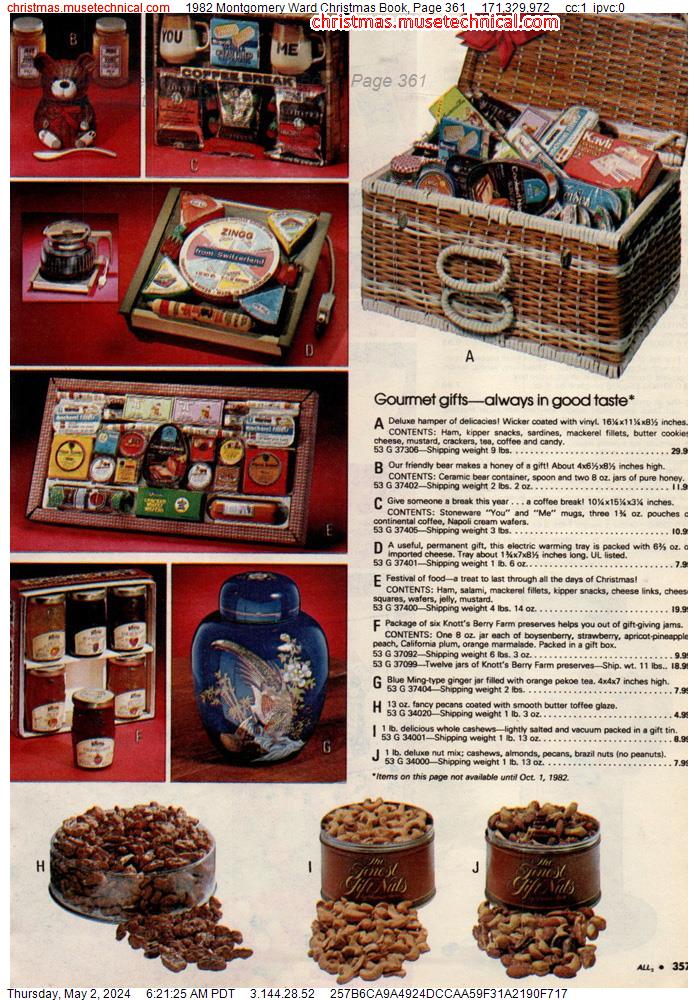 1982 Montgomery Ward Christmas Book, Page 361