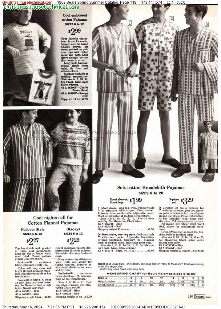 1969 Sears Spring Summer Catalog, Page 118