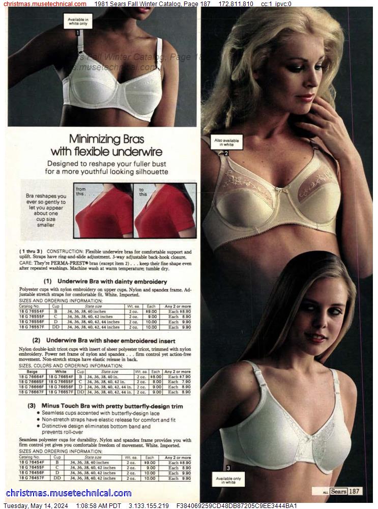 1981 Sears Fall Winter Catalog, Page 187
