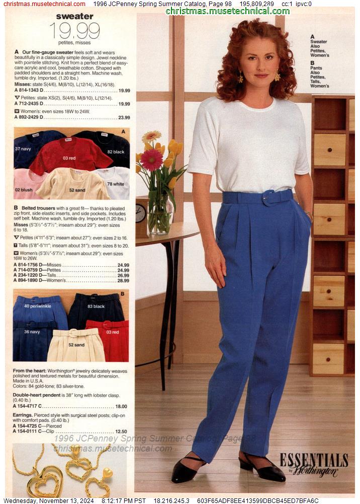 1996 JCPenney Spring Summer Catalog, Page 98