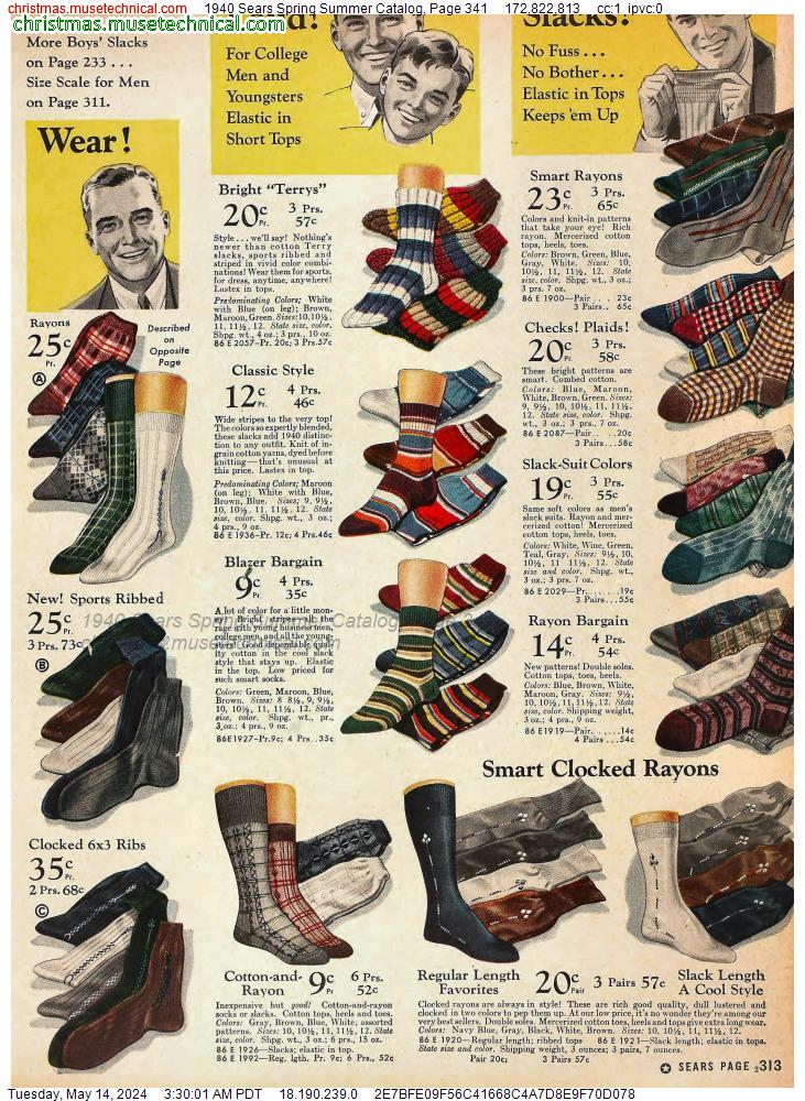 1940 Sears Spring Summer Catalog, Page 341