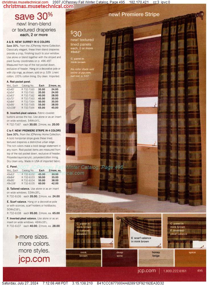 2007 JCPenney Fall Winter Catalog, Page 495