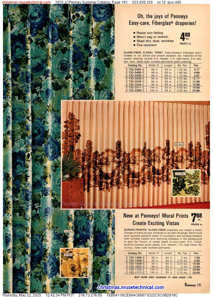 1970 JCPenney Summer Catalog, Page 191