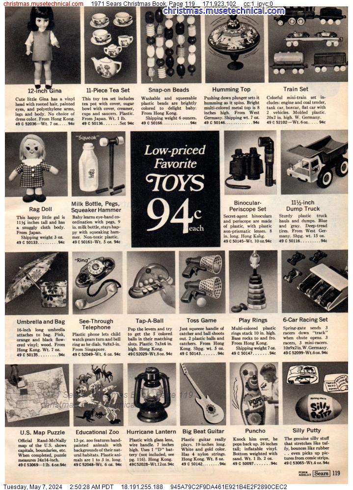 1971 Sears Christmas Book, Page 119