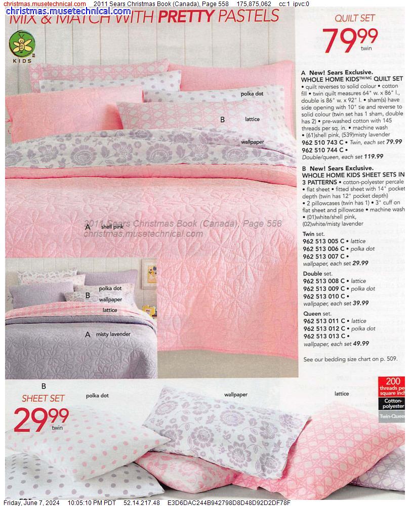 2011 Sears Christmas Book (Canada), Page 558