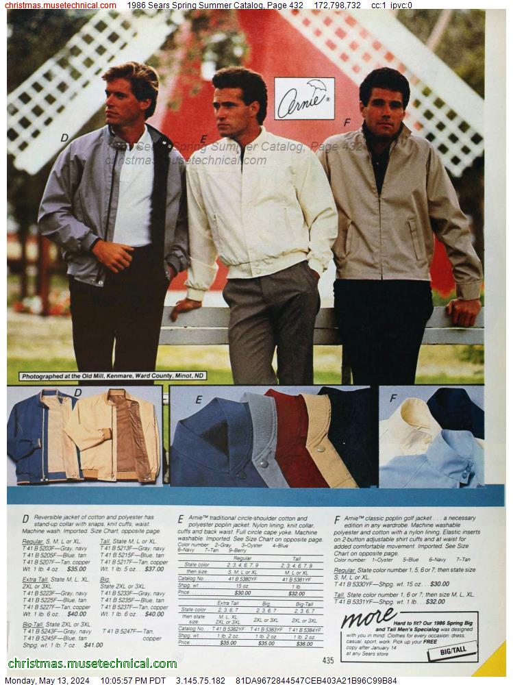 1986 Sears Spring Summer Catalog, Page 432