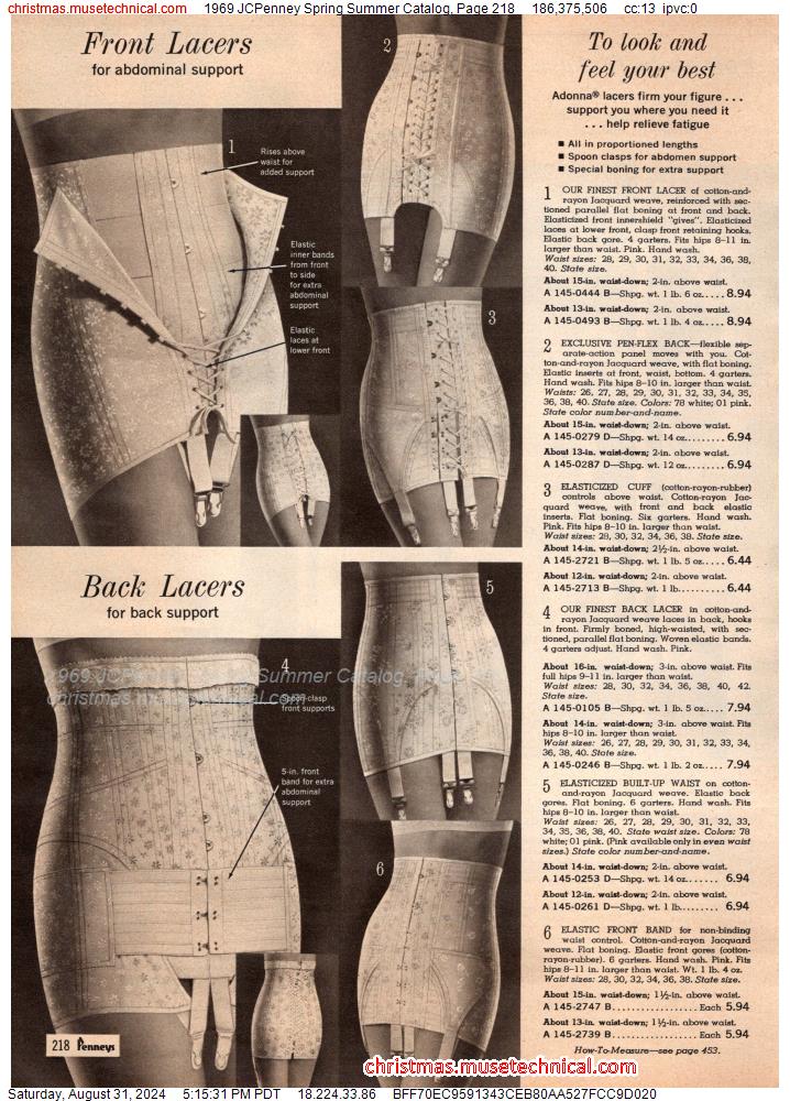 1969 JCPenney Spring Summer Catalog, Page 218