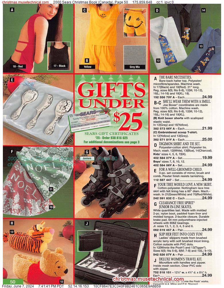 2000 Sears Christmas Book (Canada), Page 50