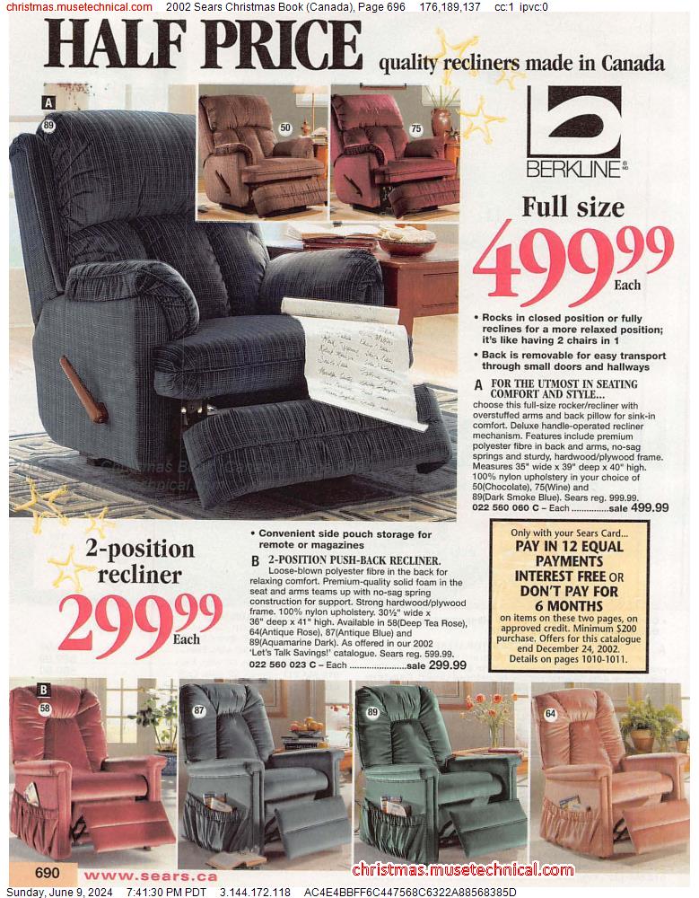2002 Sears Christmas Book (Canada), Page 696