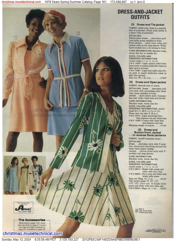 1976 Sears Spring Summer Catalog, Page 161