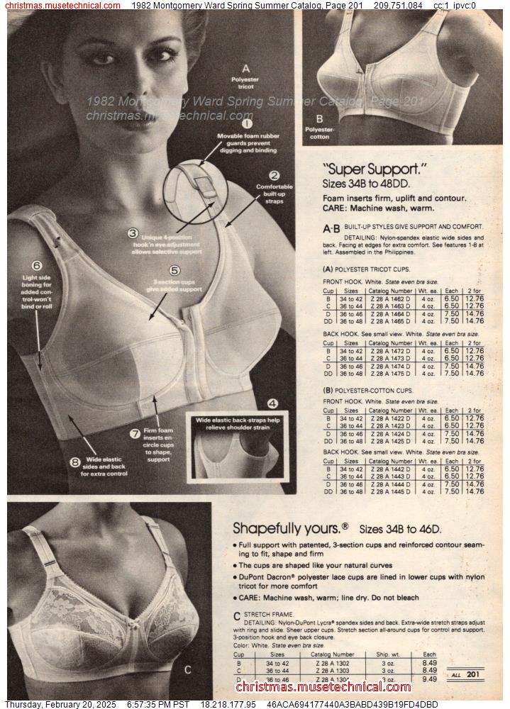 1982 Montgomery Ward Spring Summer Catalog, Page 201