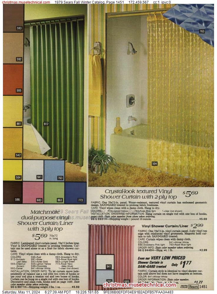 1979 Sears Fall Winter Catalog, Page 1451