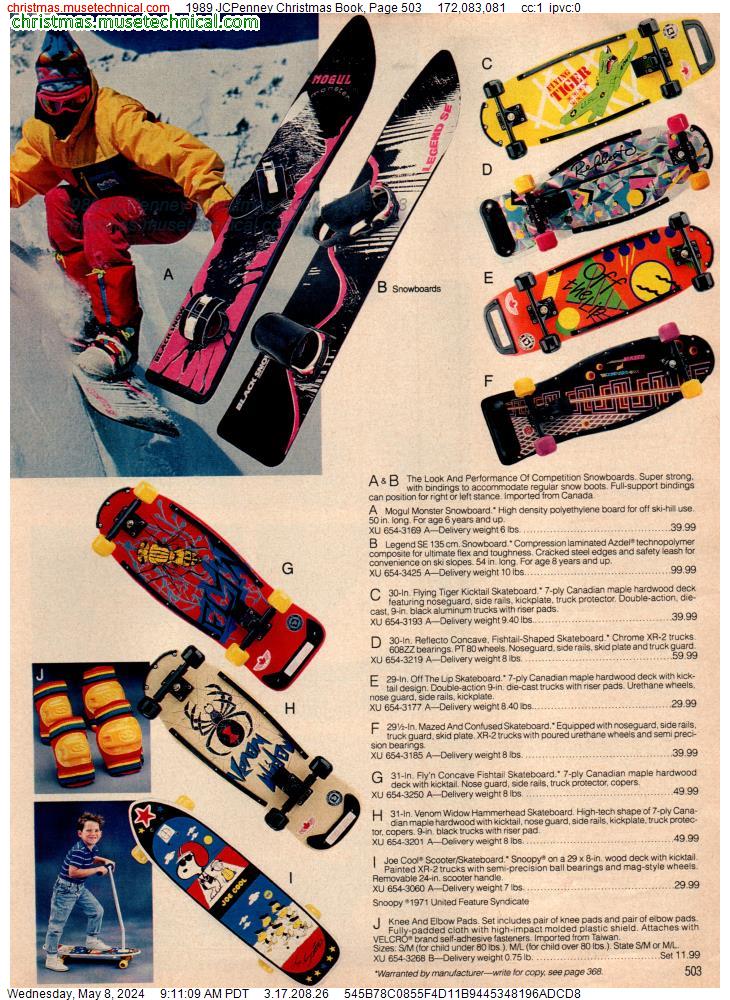 1989 JCPenney Christmas Book, Page 503