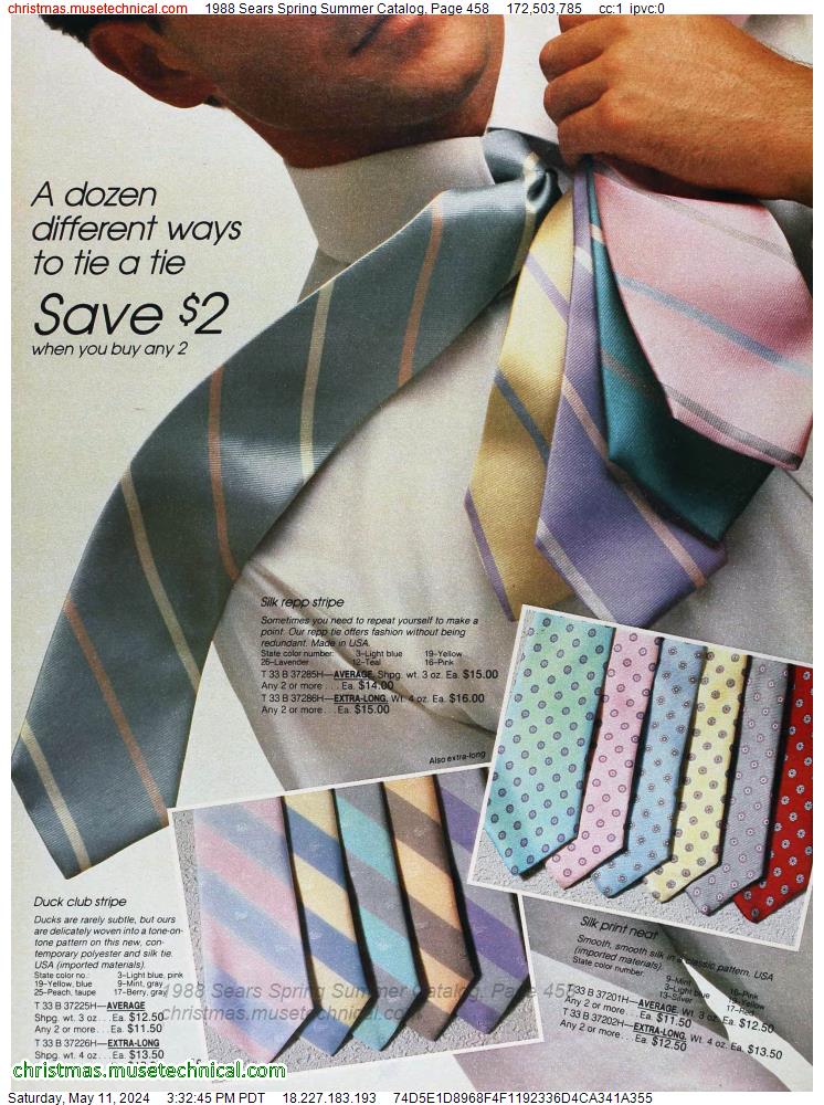 1988 Sears Spring Summer Catalog, Page 458