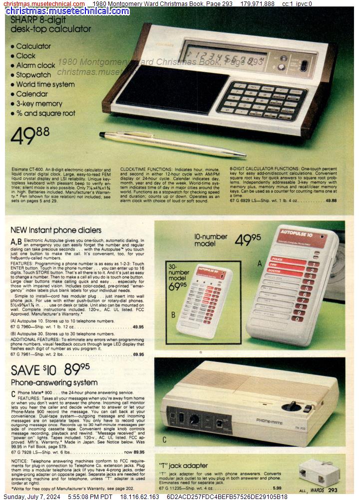 1980 Montgomery Ward Christmas Book, Page 293