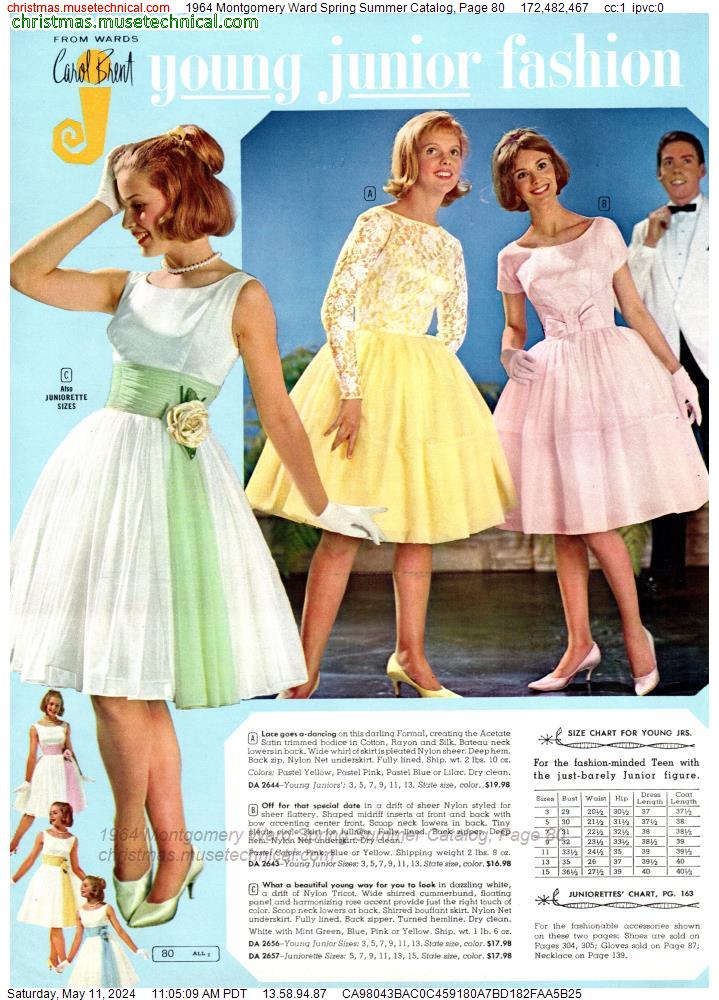 1964 Montgomery Ward Spring Summer Catalog, Page 80
