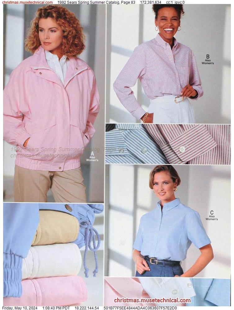 1992 Sears Spring Summer Catalog, Page 83
