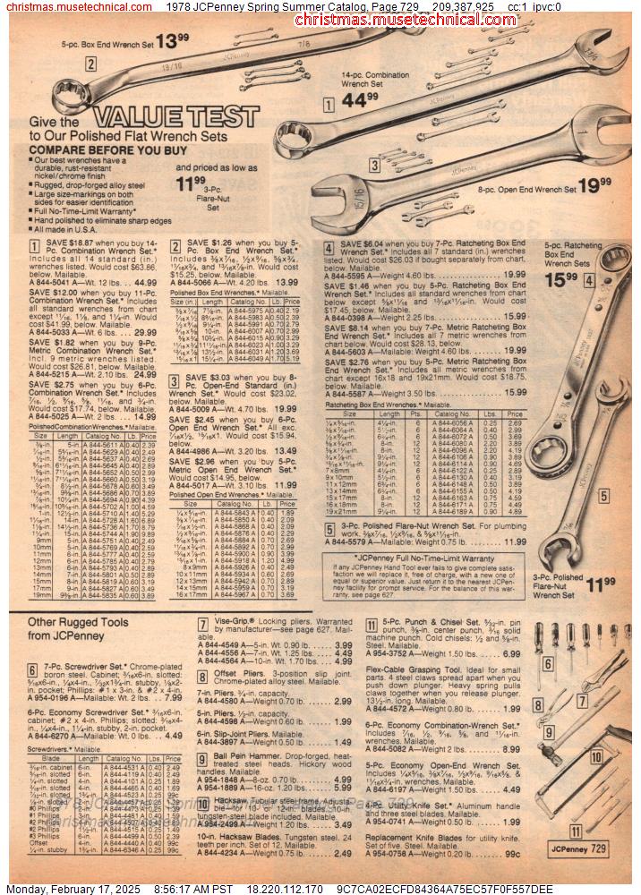 1978 JCPenney Spring Summer Catalog, Page 729