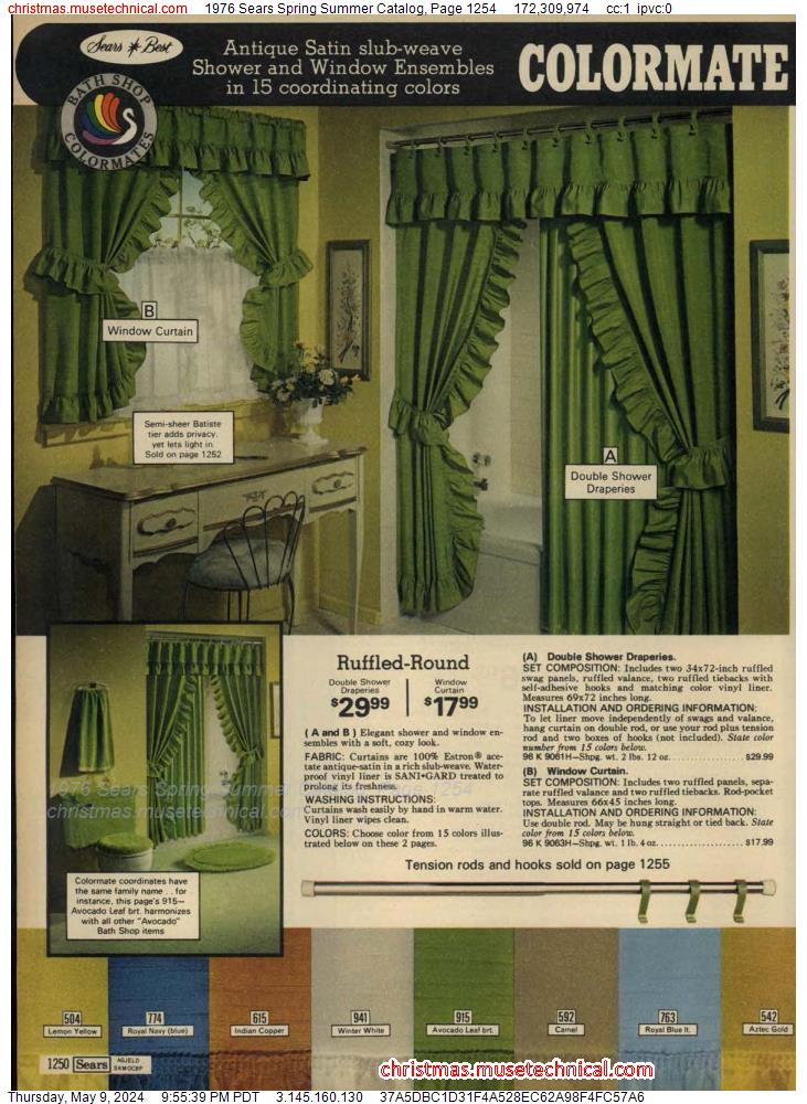 1976 Sears Spring Summer Catalog, Page 1254
