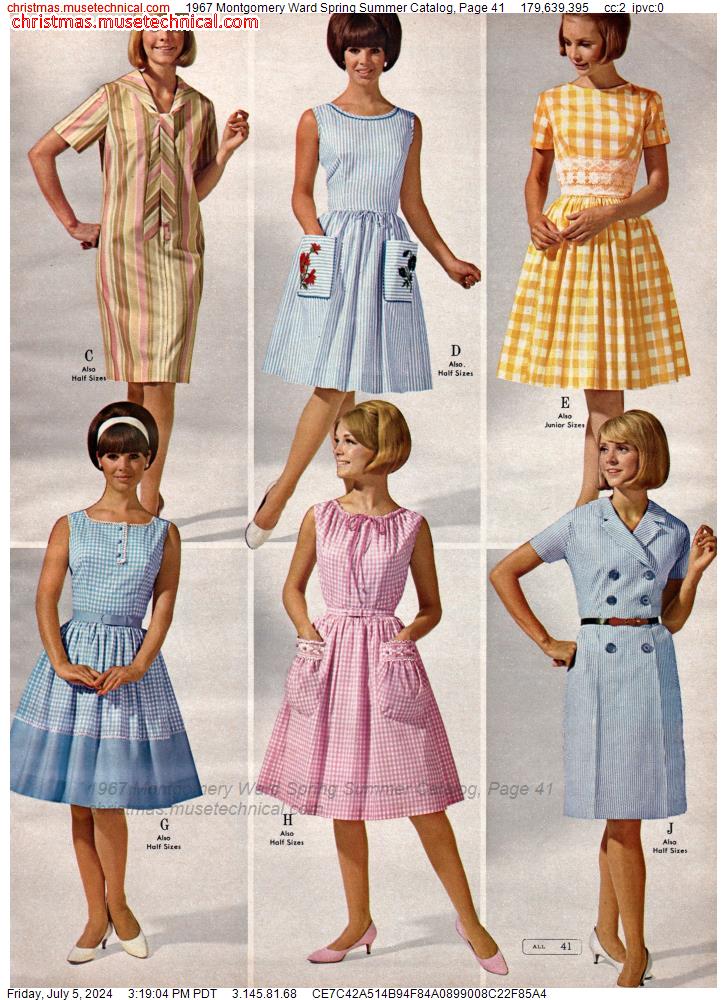 1967 Montgomery Ward Spring Summer Catalog, Page 41