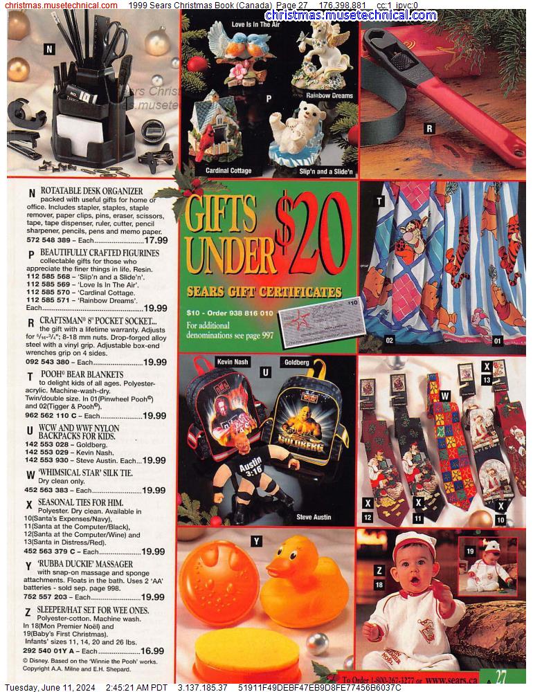 1999 Sears Christmas Book (Canada), Page 27