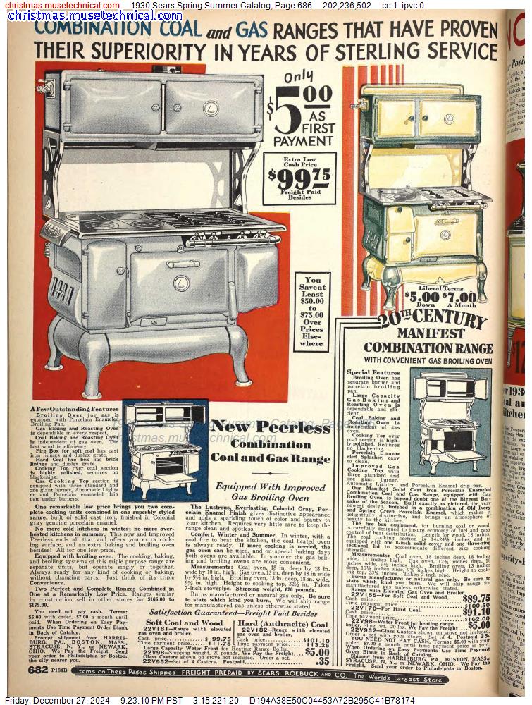 1930 Sears Spring Summer Catalog, Page 686