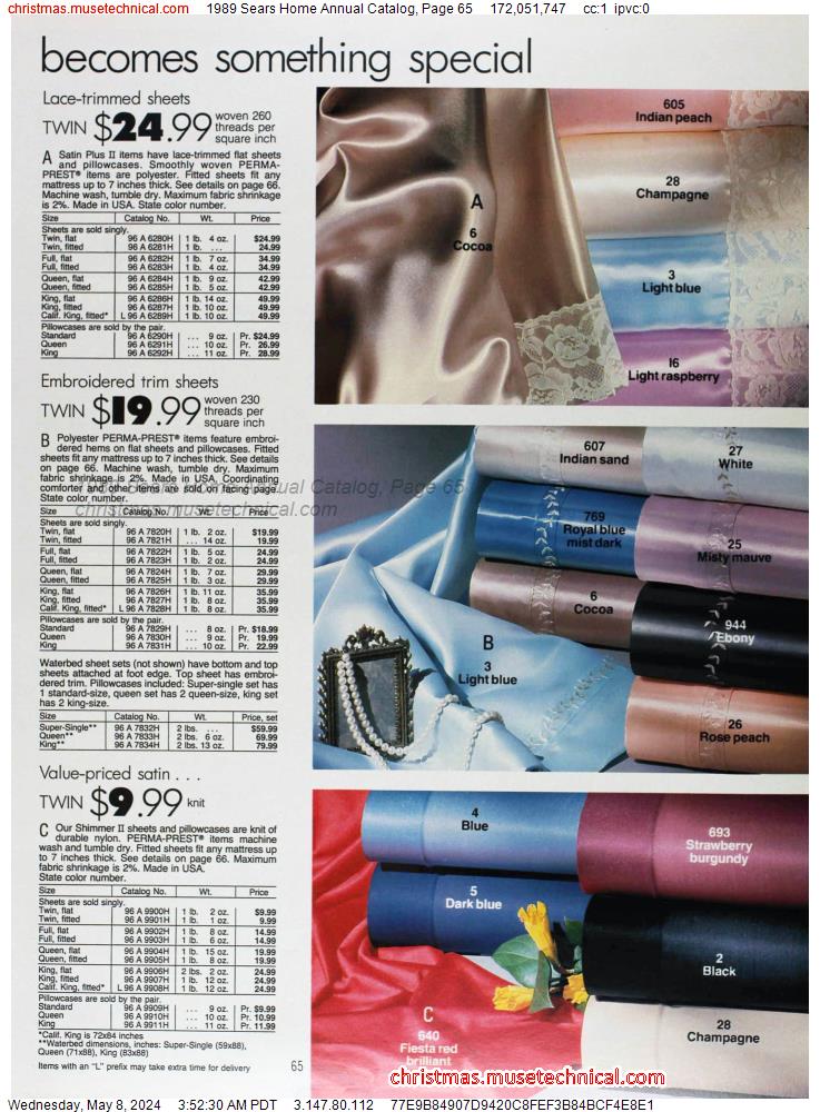 1989 Sears Home Annual Catalog, Page 65