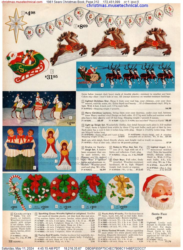 1961 Sears Christmas Book, Page 312