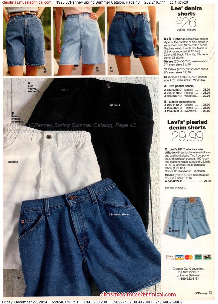 1996 JCPenney Spring Summer Catalog, Page 43