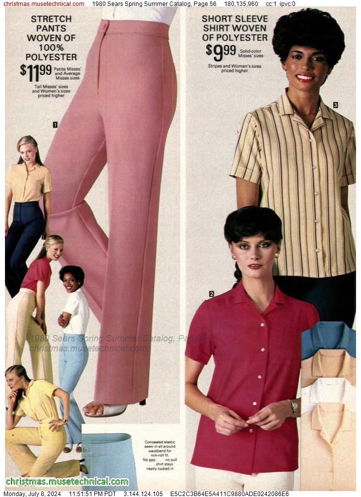 1980 Sears Spring Summer Catalog, Page 56