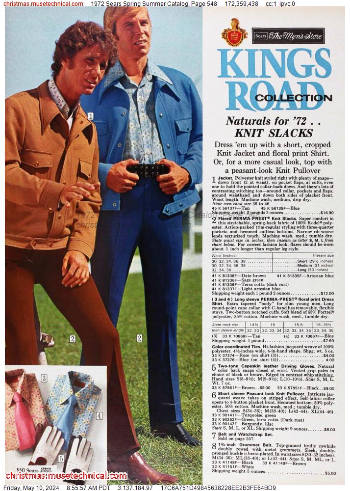 1972 Sears Spring Summer Catalog, Page 548