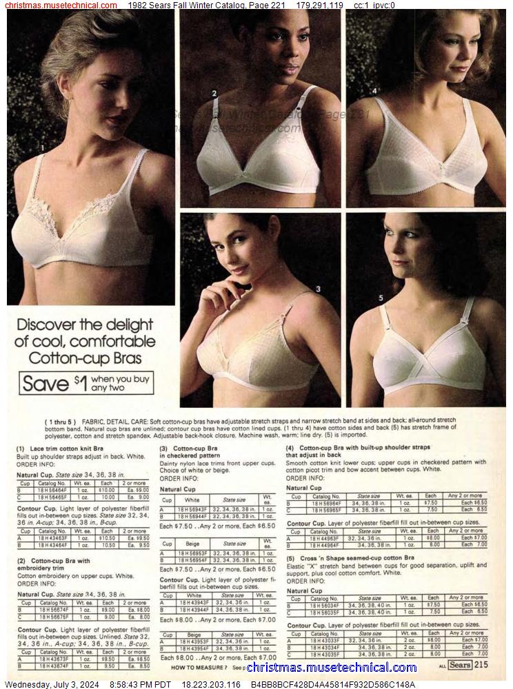 1982 Sears Fall Winter Catalog, Page 221