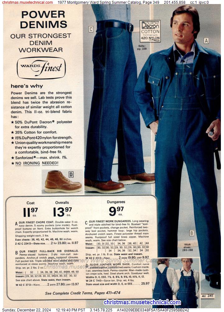 1977 Montgomery Ward Spring Summer Catalog, Page 349