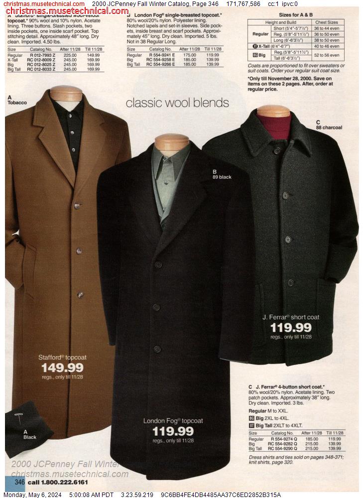2000 JCPenney Fall Winter Catalog, Page 346