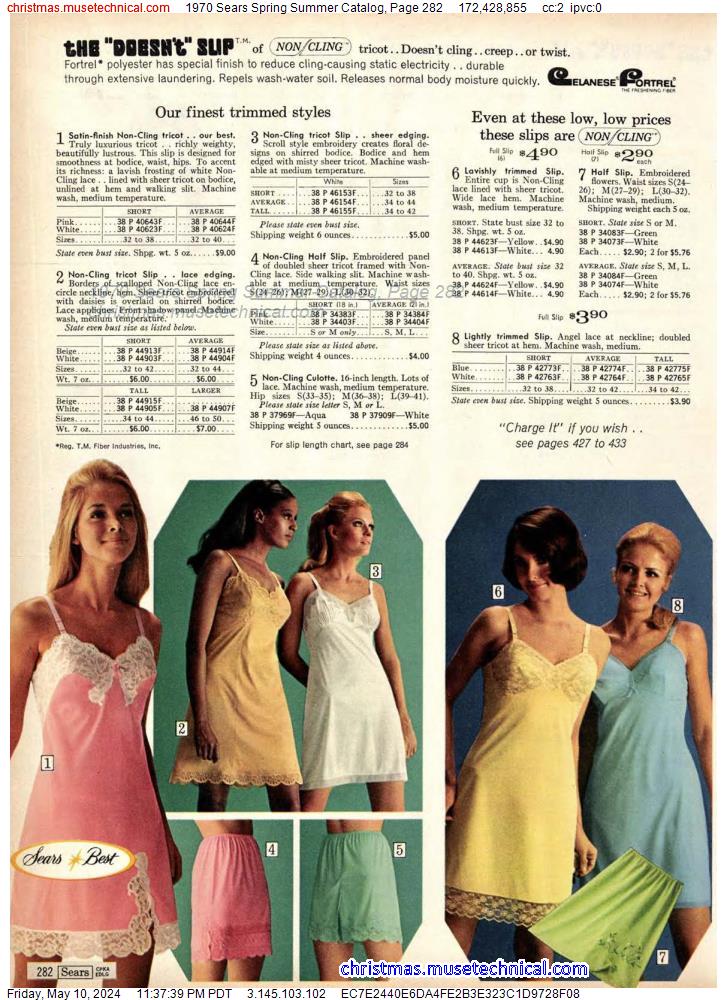1970 Sears Spring Summer Catalog, Page 282