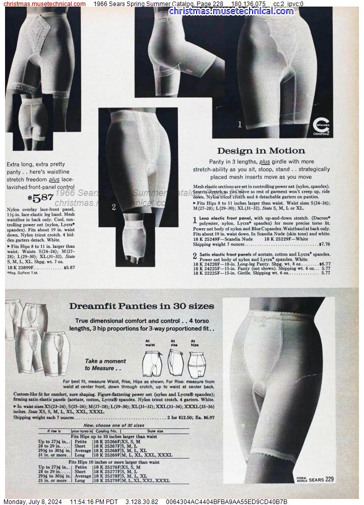 1966 Sears Spring Summer Catalog, Page 228